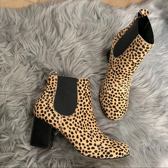 NEW Sole Society Cheetah Print Booties - Picture 2 of 5
